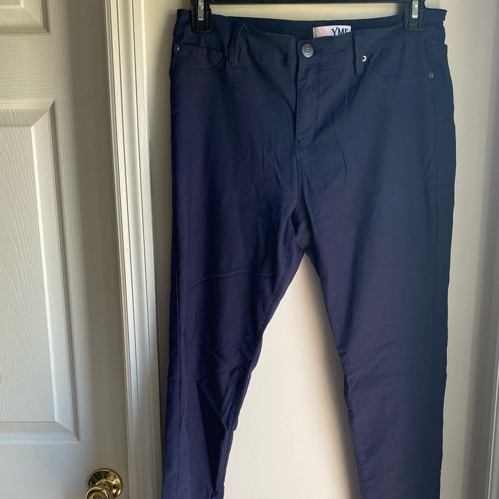 YMI hyper strech pants, blue,skinny